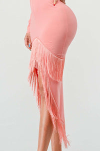 Blush Tassel Temptation Dress - ATHINA