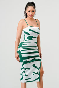 Urban Chic Abstract Spaghetti Bodycon - ATHINA