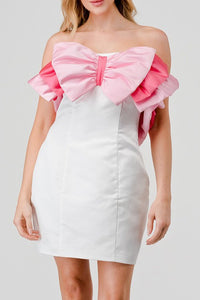 Athina Pink Bow Affair Dress - ATHINA