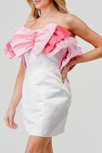 Athina Pink Bow Affair Dress - ATHINA