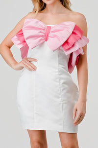 Athina Pink Bow Affair Dress - ATHINA