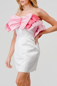 Athina Pink Bow Affair Dress - ATHINA