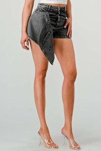 zip design Skort Pants