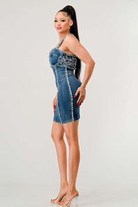 Casual Chic Denim Dress - Perfect for day out or casual evening event