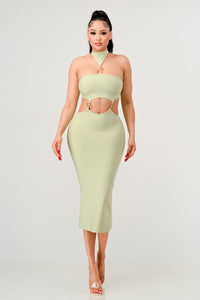 STRAPLESS PARTY BANDAGE DRESS - ATHINA