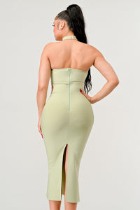 STRAPLESS PARTY BANDAGE DRESS - ATHINA