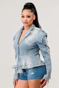 Denim Legacy Vintage Jean Jacket - ATHINA