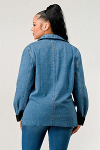 Athina Cute Denim Blazer - ATHINA