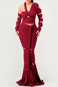 Rope Detailed Maxi Dress - Exquisite rope accents for a stylish look