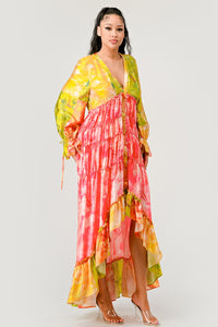 Sunset Breeze Tiered Maxi Dress | ESTIMATED SHIPPING DATE (04/15/2024) - ATHINA