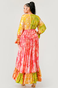 Sunset Breeze Tiered Maxi Dress | ESTIMATED SHIPPING DATE (04/15/2024) - ATHINA