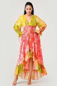 Sunset Breeze Tiered Maxi Dress | ESTIMATED SHIPPING DATE (04/15/2024) - ATHINA