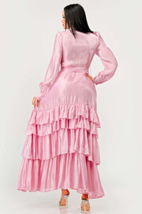 Aurora Tiered Elegance Full Maxi Dress - ATHINA