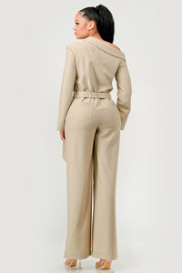 Savannah Elegance Trench Jumpsuit - ATHINA