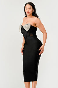 Sweet Heart Corset Dress - ATHINA