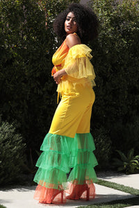 Tropical Ruffle Fiesta Set | ESTIMATED SHIPPING DATE (05/31/2024) - ATHINA