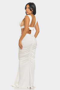 Sahara Mystique Pleated Gown - ATHINA