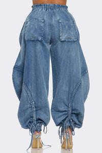 Relaxed Cargo Denim Pants | ESTIMATED SHIPPING DATE (06/30/2024) - ATHINA