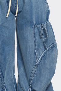 Relaxed Cargo Denim Pants | ESTIMATED SHIPPING DATE (06/30/2024) - ATHINA